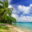 Tiempo marítimo y en las playas en las islas del Pacífico Sur