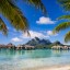 Tiempo marítimo y en las playas en Bora Bora