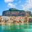 Tiempo marítimo y en las playas en Sicilia