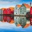 Cuándo bañarse en Trondheim: temperatura del mar por mes