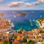 Temperatura del mar en las islas de Croacia por ciudad