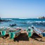 Tiempo marítimo y en las playas en Senegal